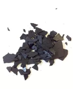 black pigment dye flakes