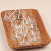 clear tealight containers - packet of 100