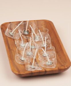clear tealight containers - packet of 100