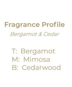 fragrance profile bergamot and cedar fragrance oil