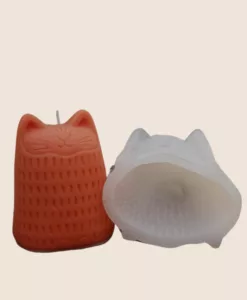 cat silicone candle mould