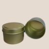 gold candle tin 100 ml for scented travel candles.