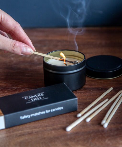 long white-tipped candle matches